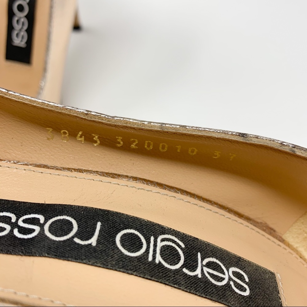 Sergio Rossi Godiva Pump Textured Rose Gold - Picture 7 of 10